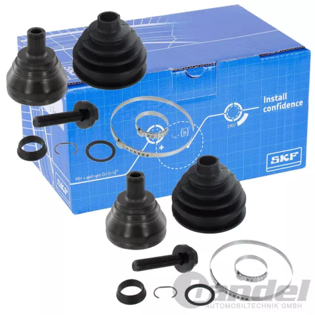 2x SKF ANTRIEBSWELLENGELENK für AUDI A3 Q3 TT VW CADDY 3 GOLF 5 6 PLUS PASSAT