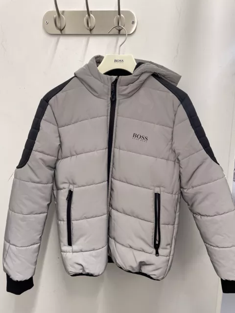 Hugo Boss reflektierender Puffermantel Kinder UVP £239