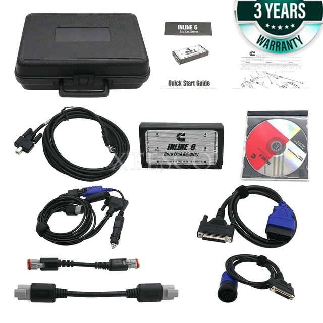 INLINE 6 Data Link Adapter Heavy Duty Diagnostic Tool Scanner Inline 6