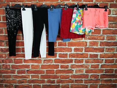 Girls Bundle Age 6-7 Years Next Monsoon Denim Co Shorts Skirt Leggings Set 122Cm
