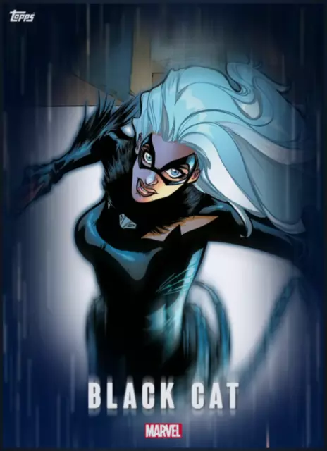 Black Cat Acrobats super rare - Topps Marvel Collect Digital card