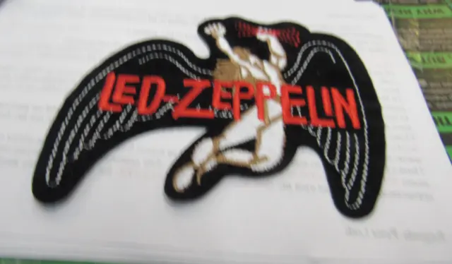 Led Zeppelin Collectable Rare Vintage Patch Embroided 90'S Metal Robert Plant