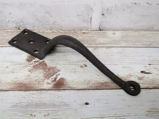 Rustic Craftsman Style 6" Cast Iron Small PULL Handle w/Screws Door Cabinet