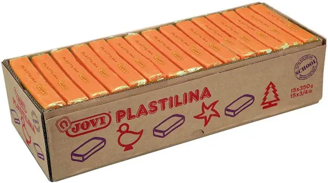 Jovi – Box of Clay, 15 Tablets 350 gr Orange (7204)