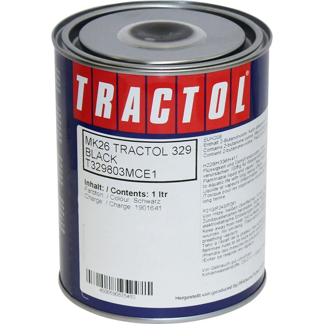 Vernice Tractol 1L Massey Ferguson nero lucido