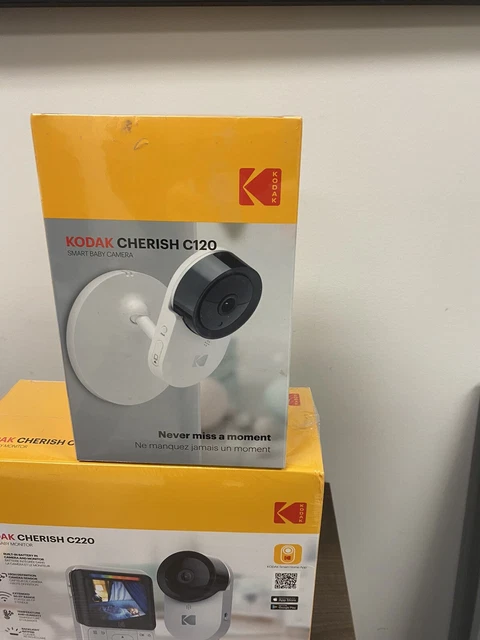 KODAK CHERISH C220 Baby Monitor White Screen Wireless with extra