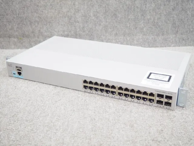 CISCO Network Router  WS-C2960L-24TS-LL Catalyst 2960 L Series Switches USED