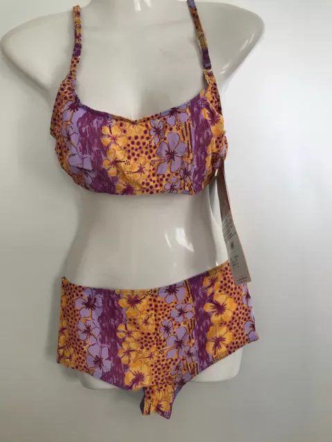 TanThru Bikini Durchbräunend Karibik Lila Veilchen 38 B US 9/10 GB 10  Solar Neu