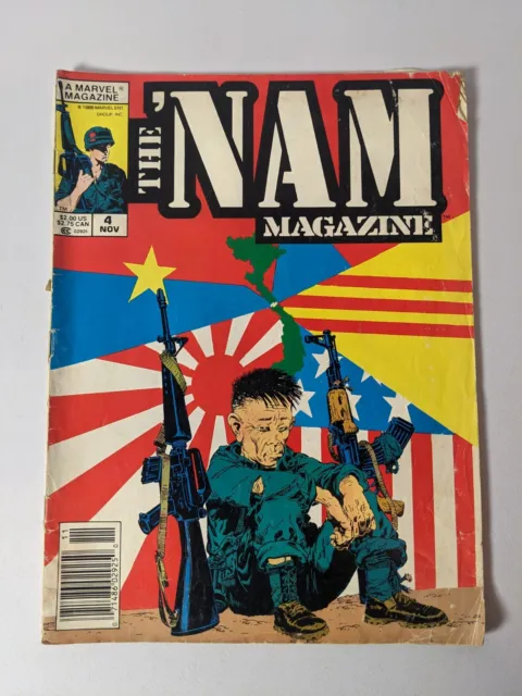 THE 'NAM Magazine -- Issue #4 Nov - Marvel Comics