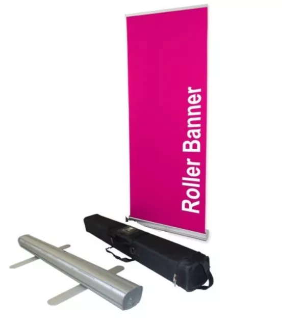 PERSONALIZED Roller Banner/Roll up/Pull up/Pop up banner Kit Outdoor Indoor 2