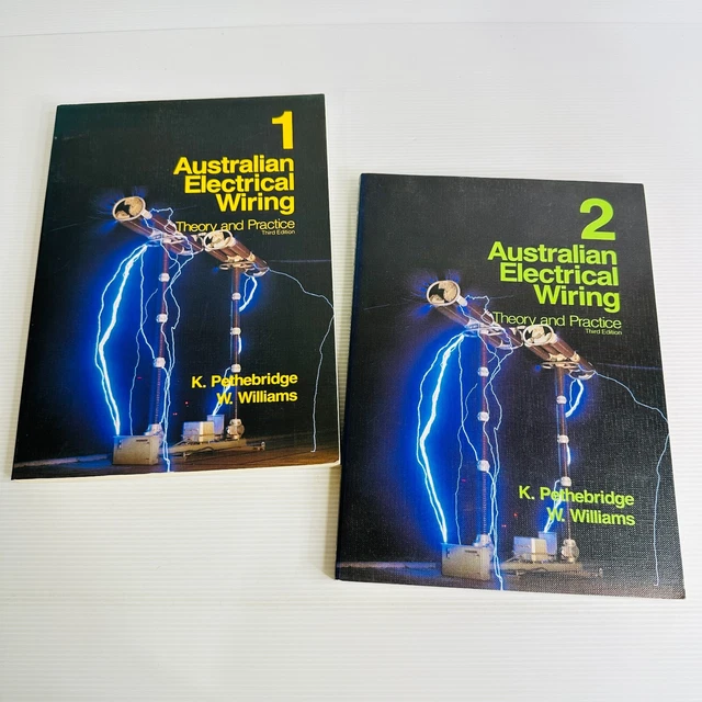 AUSTRALIAN ELECTRICAL WIRING Theory and Practice Books 1 + 2 by K