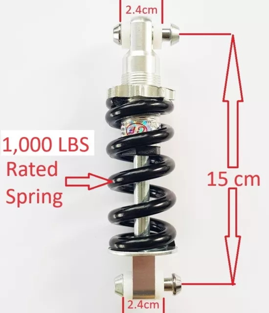 MOUNTAIN BIKE DUAL SUSPENSION REAR SPRING SHOCK 150mm 750LBS