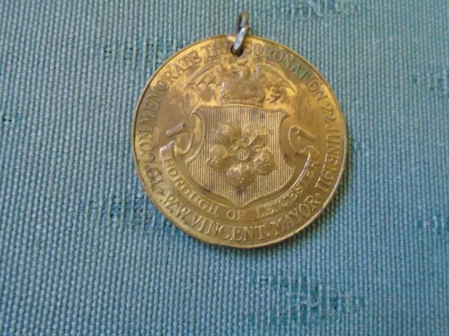 1911 Borough Of Leicester Mayors Medal Commemorating Coronation King George V