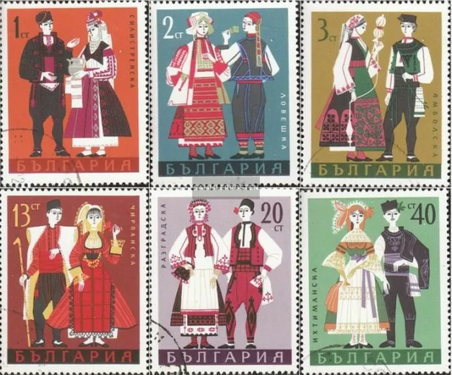 Bulgarien 1842-1847 (kompl.Ausg.) gestempelt 1968 Volkstrachten