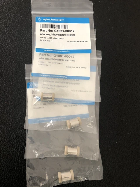 AGILENT TECHNOLOGIES G1361-60012 Valve assemblies inlet/outlet - NEW (A2)