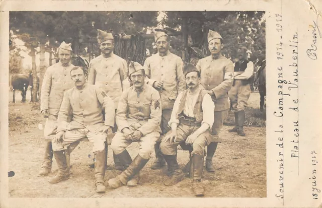 1914 Campaign Souvenir Photo Card 17 Vauberlin Plateau 1917
