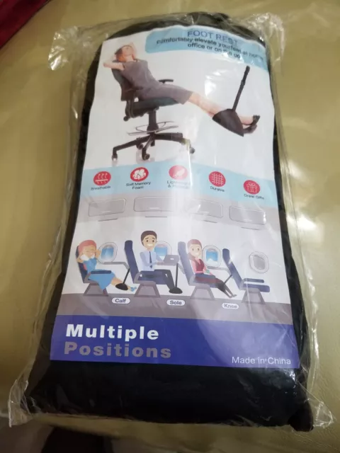 foot rest elevate your feet at home office or on the go, multiple positions