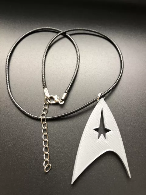 Star Trek Inspired Necklace | Wow3D Sci-Fi Starship Enterprise Kirk Novelty