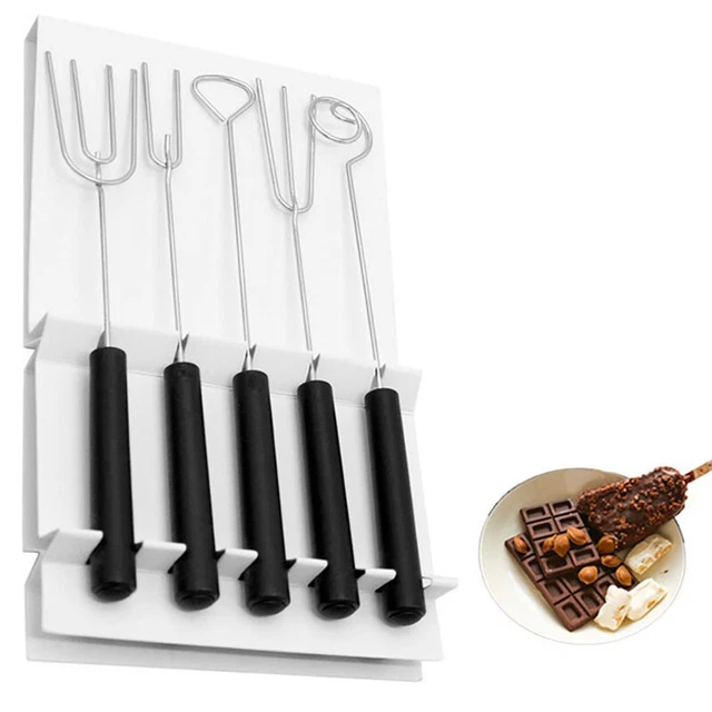 1/6 pz strumento per immersione cioccolato fai da te caramelle fonduta frutta fonduta decorazione forchetta K YK