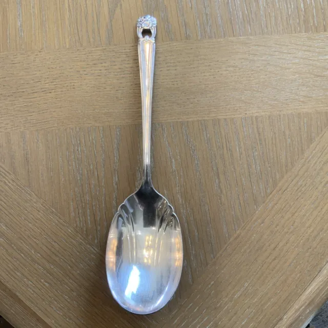 PAMPERED CHEF Large Beaded Serving Spoon and Fork - RETIRED VGUC