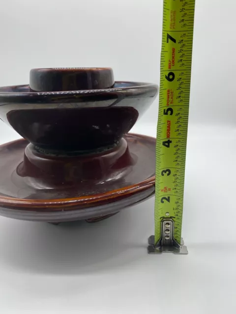 Vintage Large Brown LOCKE 1930 Porcelain/Ceramic High Voltage Insulator 7
