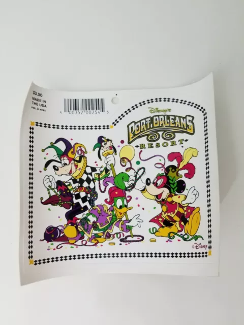 Original Disney Parks Port Orleans Resort French Quarter Sticker New souvenir