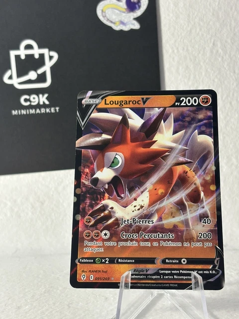 Carte Pokémon Braségali V 020/198 - Double Rare - Rapid Strike - Règne De Glace - Neuve - 8