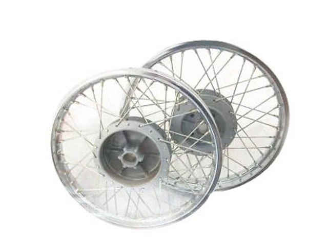 Jante Avant Complète Pour Royal Enfield 350/500cc - 19 Pouces, Chromée - Neuf
