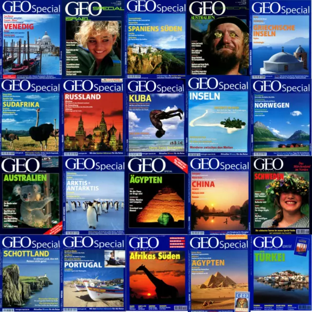 GEO Special Reise Magazin Zeitschriften Auswahl Sammlung Urlaubs Travel Magazine