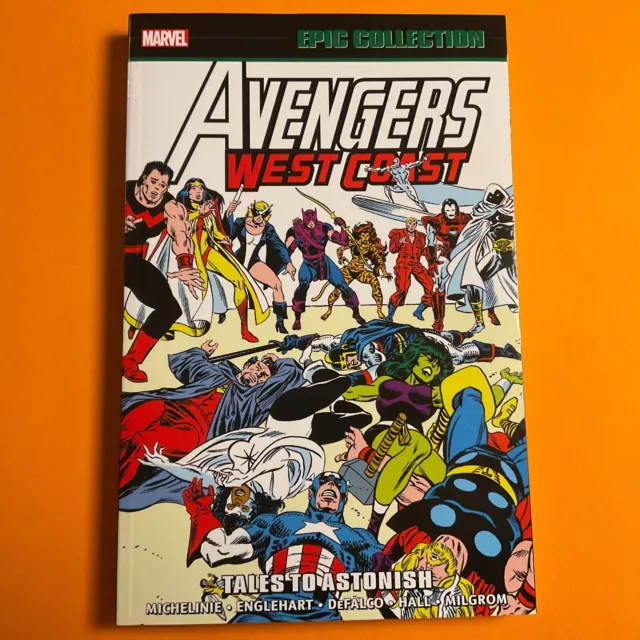 Avengers West Coast Epic Collection Vol. 3 Tales to Astonish OOP Rare Marvel TPB