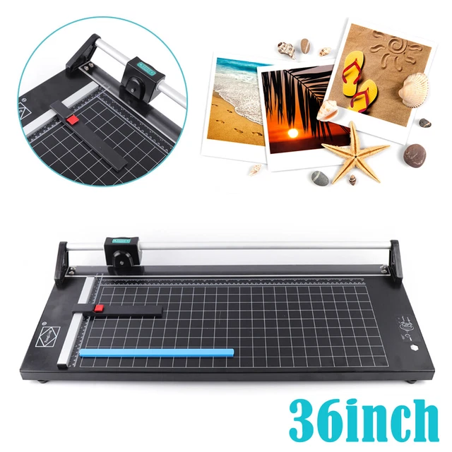 36& MANUAL PRECISION Rotary Paper Trimmer Sharp Photo Paper Cutter 120