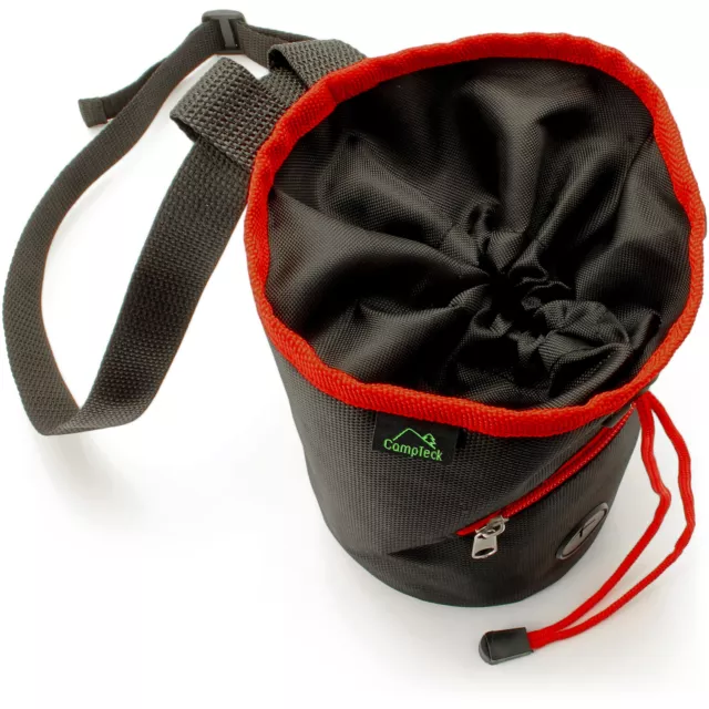 Chalk Bag for Rock Climbing Bouldering Gymnastics Weightlifting with Waist Belt 3