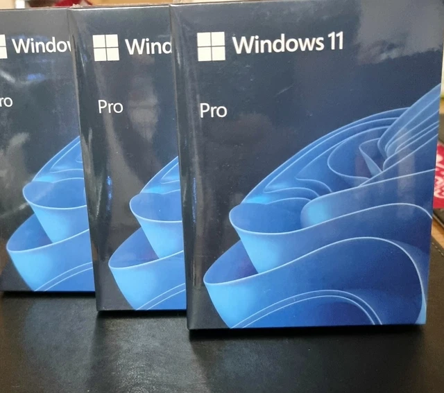 Computer Operating System Windows 11 Pack WINDOWS 11 PRO 32/64Bit USB Pack + Key in Box £44.99 - PicClick UK