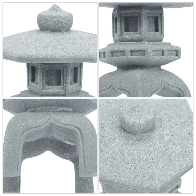 GANAZONO 4 Pièces Statue De Pagode Miniature Mini Décor