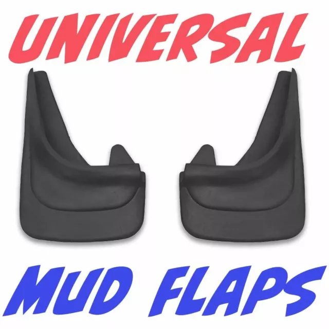 2x Rubber Moulded MUD FLAPS GUARDS Universal Fit for Dacia Daihatsu Dodge DS