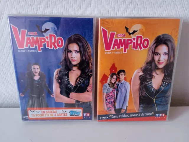 coffret dvd chica vampiro (saison 1 partie 3 et 6 ,neufs)