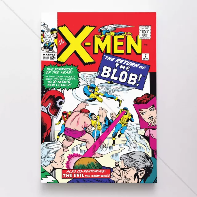 Uncanny X-Men Poster Canvas Vol 1 #7 Xmen Marvel Comic Book Art Print