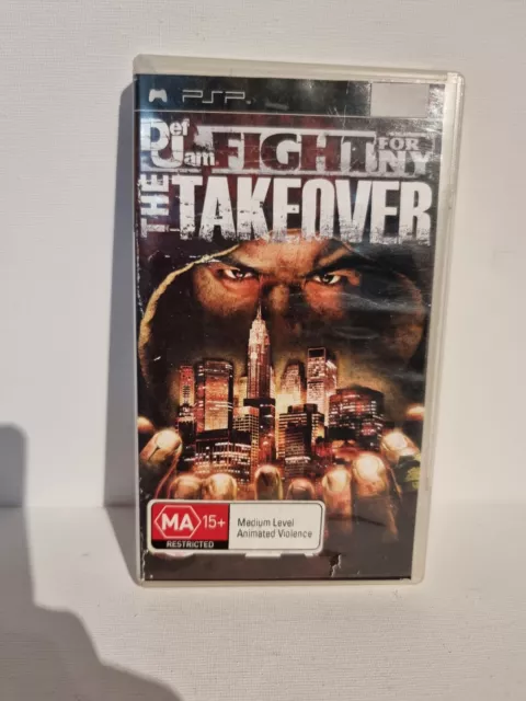 Def Jam Fight For NY Takeover PSP ARTWORK ONLY Authentic NO GAME