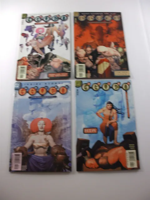 Lot of 4 DC Comics Haven: The Broken City No. 1 - 4 FEB 2002 - MAY 2002 (FN+)