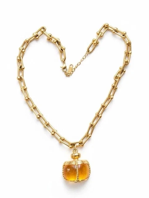 Pendentif Bouchon Champagne YSL - Parfum - Doré - 3cm - Occasion Parfait état