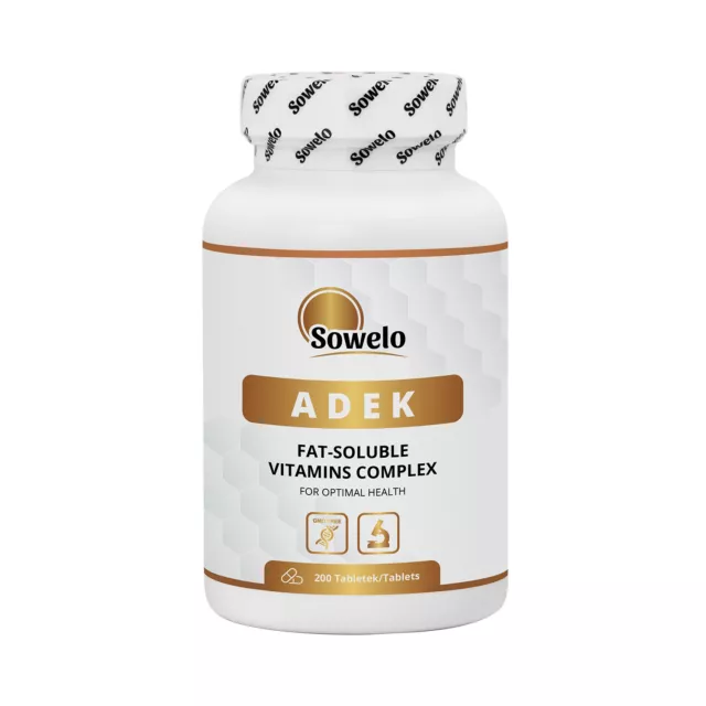 Sowelo Vitamin A D E K Tablets Multivitamin