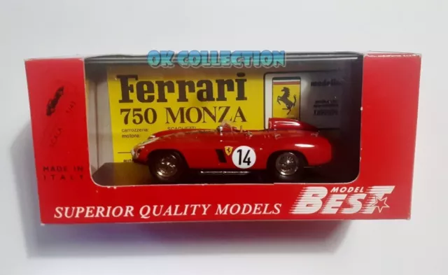 Diecast BEST MODEL 1:43_ FERRARI 750 MONZA - Le Mans 1955 Gregory Sparken (9086)