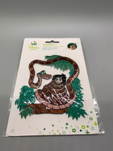 Disney Simplicity Applique Kaa Mowgli Jungle Book Iron on 5" Patch