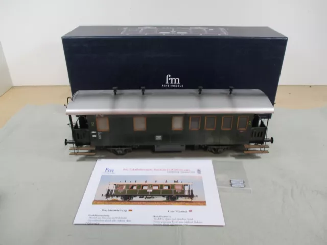 Fine Models Spur 1 9417 Mü Personenwagen Bahnpostwagen der DB BPOstL in OVP