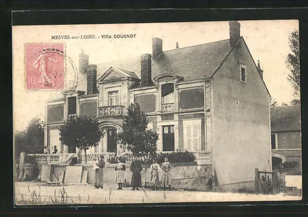 CPA Mesves-sur-Loire, Villa Gougnot 1906
