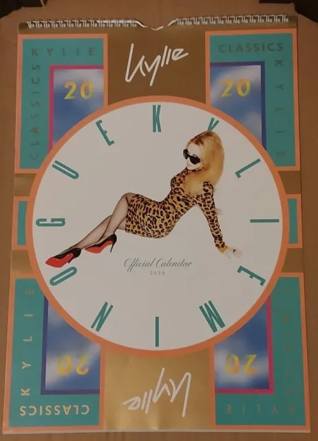 Official Kylie Minogue 2020 A3 Wall Calendar - Danilo