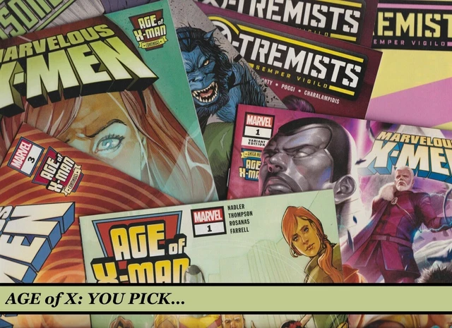 AGE OF X-MAN NM 2019 X-MEN Marvel comics sold SEPARATELY you PICK BOX A-Z