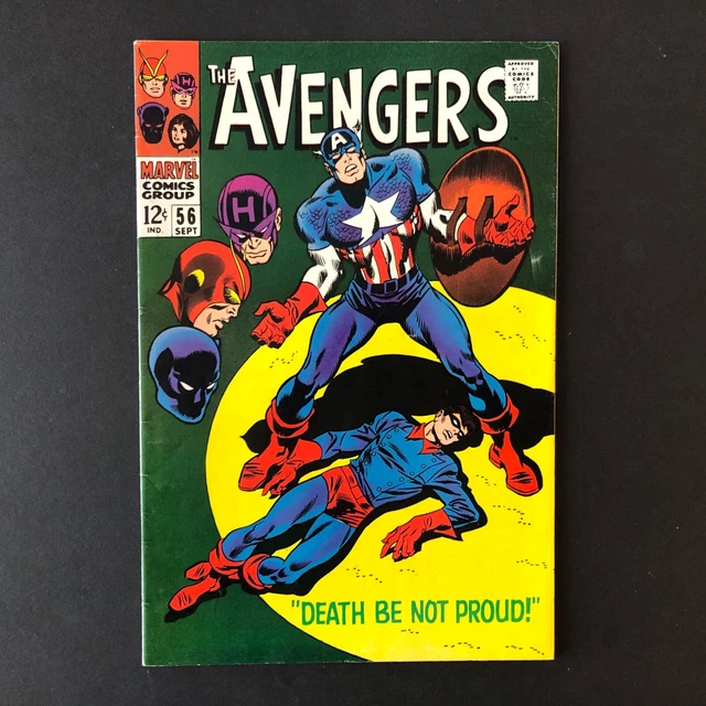 The Avengers #56 Marvel Comics 1968 Death Of Bucky