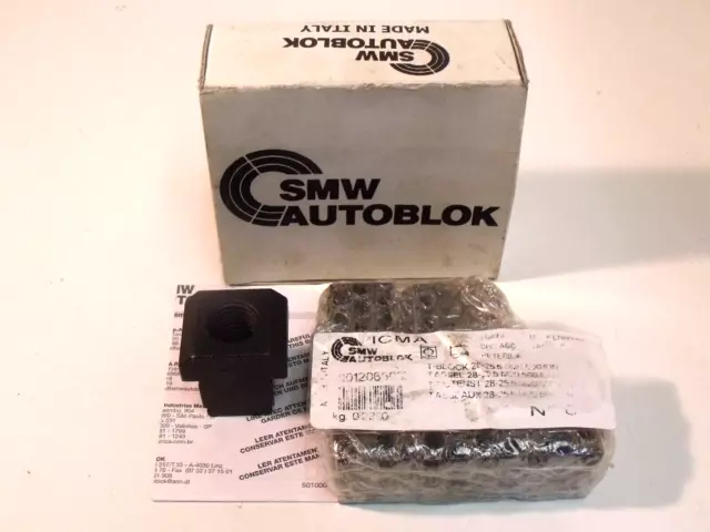 (6) NIB SMW-Autoblok 12065002 T-Nuts:  NST, Type 1, M20