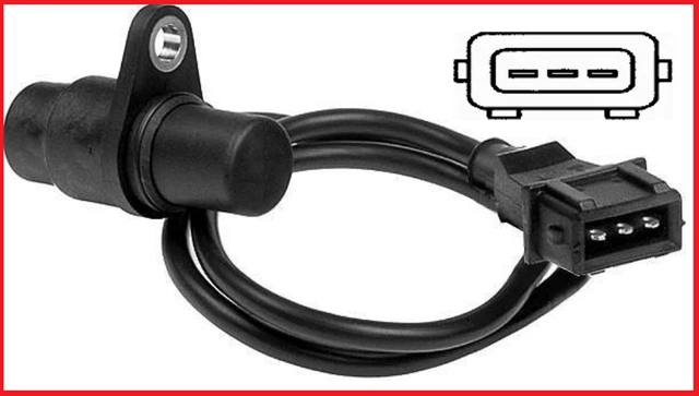 Frankberg Capteur De Position De Vilebrequin 3-Pôles - Compatible Citroën C4 Picasso II, C5 III, Peugeot 308 II, DS4 - Réf. 9674262380